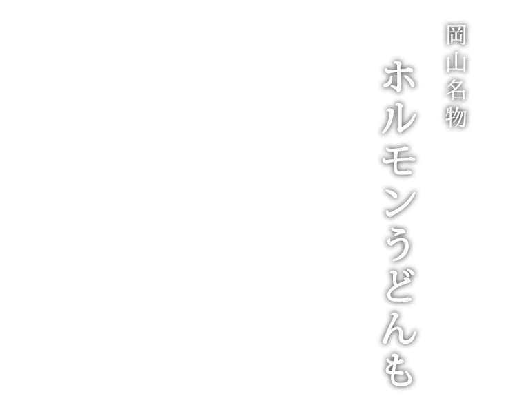 ホルモンうどんも